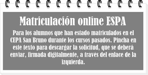 Matriculacion online 2